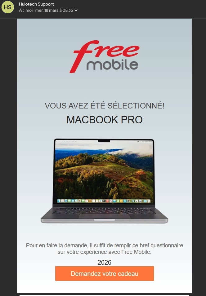 Pour gagner un macbook pro